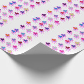 Herz-Bogen-Muster Personalisiertes Geschenk Crew S Geschenkpapier (Ecke)