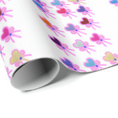 Herz-Bogen-Muster Personalisiertes Geschenk Crew S Geschenkpapier (Rolleneckpunkt)