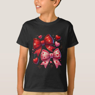 Herz Bögen und Sterne Romantische Liebe T-Shirt