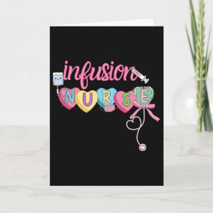 Herz Bonbon Bogen Infusionskrankenschwester Valent Karte