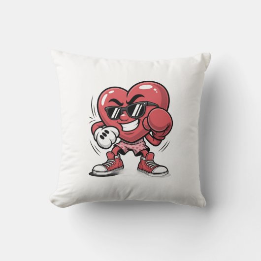 Herz Boxer Kissen (Vorderseite)