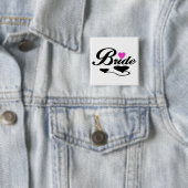 Herz-Braut-T - Shirts und Geschenke Button (Beispiel)