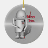 Herz brechen - ich vermisse dich keramik ornament (Hinten)