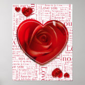 Herz & Briefe - Plakat (Vorne)