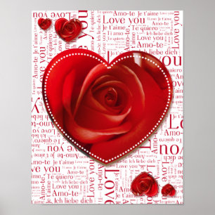 Herz & Briefe - Plakat