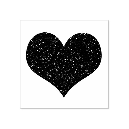 Herz-Briefmarke Gummistempel (Prägung)