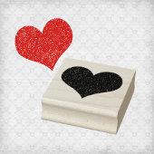 Herz-Briefmarke Gummistempel