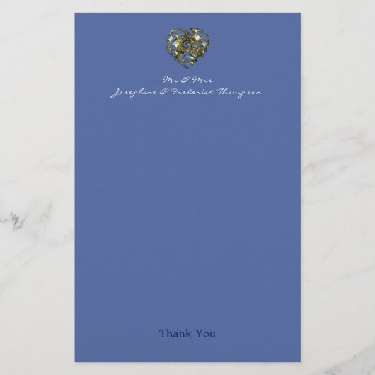 Herz Briefpapier (Vorderseite)