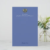 Herz Briefpapier (Stehend Vorderseite)