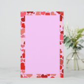 Herz Briefpapier (Stehend Vorderseite)