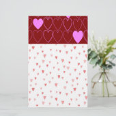 Herz Briefpapier (Stehend Vorderseite)
