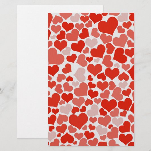 Herz Briefpapier (Vorne/Hinten)