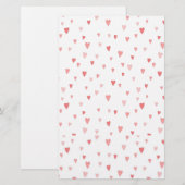 Herz Briefpapier (Vorne/Hinten)