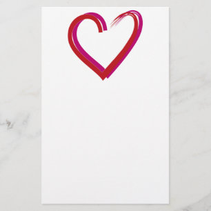 Herz Briefpapier