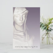 Herz Briefpapier (Stehend Vorderseite)