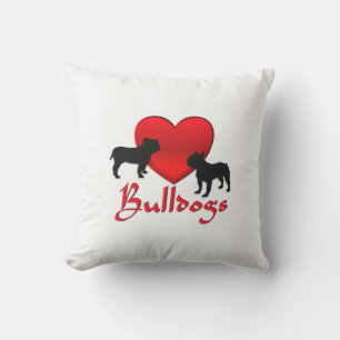 Herz Bulldogs Kissen