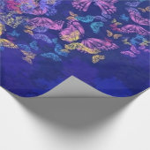Herz-Butterfisch-Wrapping Paper Geschenkpapier (Ecke)