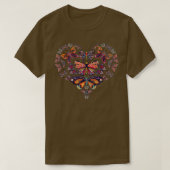 Herz Butterfly T-Shirt (Design vorne)