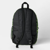 Herz Camouflage Bedruckter Rucksack (Rückseite)