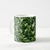 Herz Camouflage Kaffeetasse (Vorderseite Links)