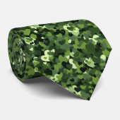 Herz Camouflage Krawatte (Gerollt)