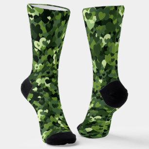 Herz Camouflage Socken