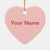 Herz Candy - Erstellen Sie Ihre eigene Stimmung Keramik Ornament (Hinten)
