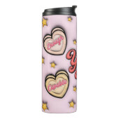 Herz Candy Thermosbecher (Nach links gedreht)