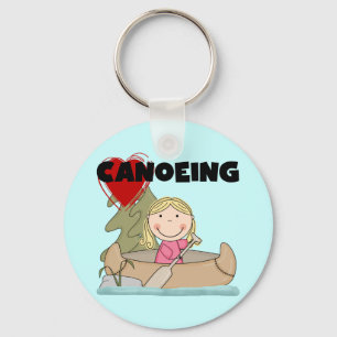 Herz-Canoeing T-Shirts und Geschenke Schlüsselanhänger