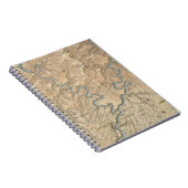 Herz Canyonlands (Utah) des Kartennotizbuches Notizblock (Rechte Seite)