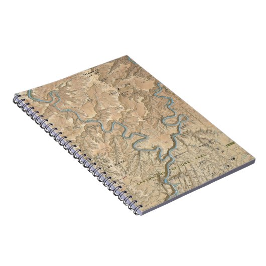 Herz Canyonlands (Utah) des Kartennotizbuches Notizblock (Rechte Seite)