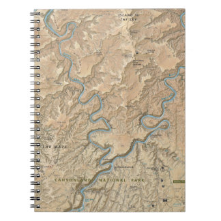 Herz Canyonlands (Utah) des Kartennotizbuches Notizblock