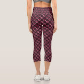 Herz Capri Leggings (Rückseite)