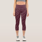 Herz Capri Leggings (Vorderseite)