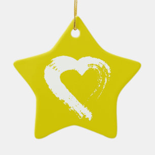 Herz Car Ornament