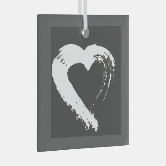 Herz Car Ornament (Vorderseite Rechts)