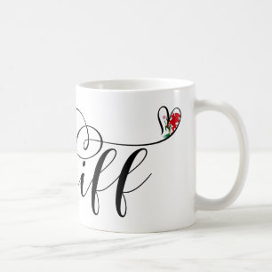 Herz Cardiff Flag, Caerdydd, Wales Kaffeetasse