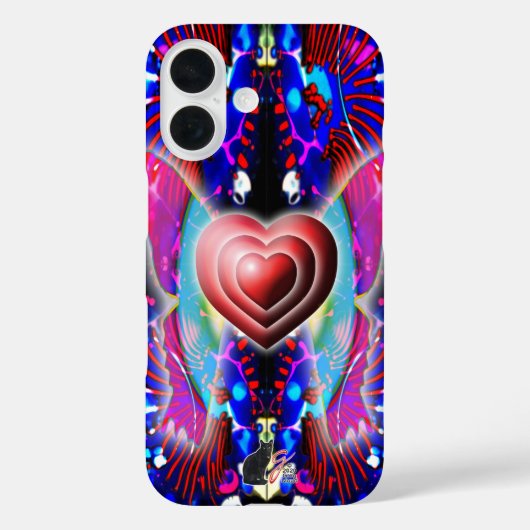 Herz Case-Mate iPhone Hülle (Rückseite)