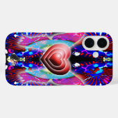 Herz Case-Mate iPhone Hülle (Rückseite (Horizontal))
