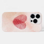 Herz Case-Mate iPhone Hülle (Rückseite (Horizontal))