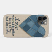 Herz Case-Mate iPhone Hülle (Rückseite (Horizontal))