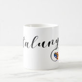 Herz Catalunya Tasse, Katalonien Estelada Kaffeetasse (Mittel)