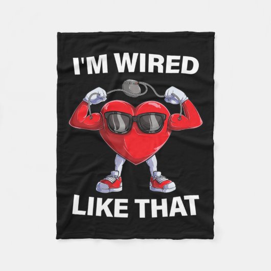 Herz-CD-Operation Herzerkrankungen - I&#'; so verd Fleecedecke (Vorderseite)