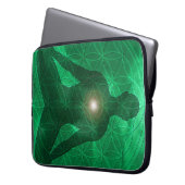 Herz Chakra Anahata Laptopschutzhülle (Vorderseite Links)