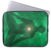 Herz Chakra Anahata Laptopschutzhülle (Vorderseite)