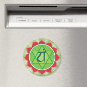 Herz Chakra Anahata Rundmagnet Magnet (In Situ (Geschirrspüler))