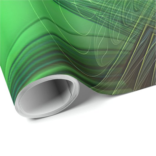 Herz Chakra Energy Wiederholung Muster Geschenkpapier (Rolleneckpunkt)