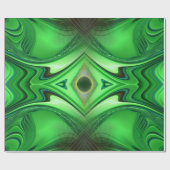 Herz Chakra Energy Wiederholung Muster Geschenkpapier (Flach)