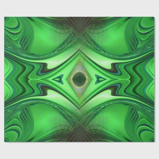 Herz Chakra Energy Wiederholung Muster Geschenkpapier (Flach)