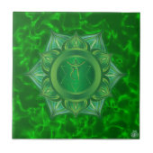 Herz Chakra Keramik-Fliese Fliese (Vorderseite)